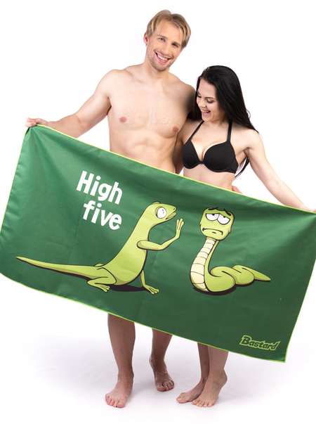High Five rýchloschnúca osuška