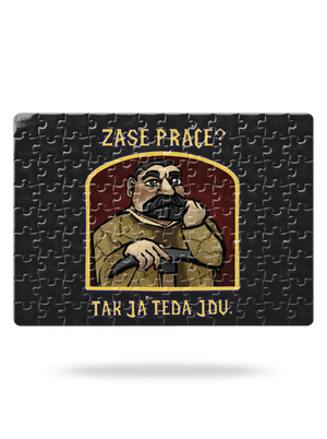 Zase práce? puzzle White