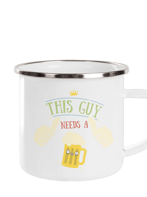 This guy needs a beer plecháčik White