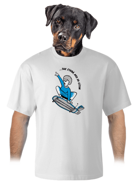 Starý, ako sa cítim unisex tričko oversized White