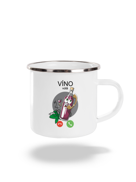 Červené víno volá plecháčik White