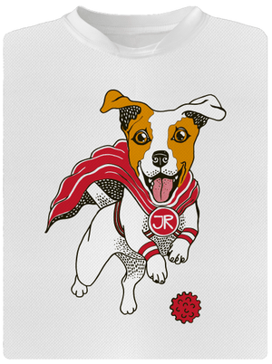 Jack Russell detské športové tričko White