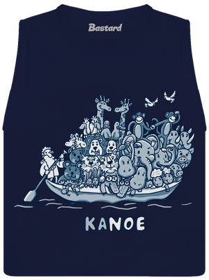 Noemova archa dámske tielko voľné Navy