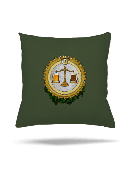Pivný horoskop: Váha vankúš Olive Green