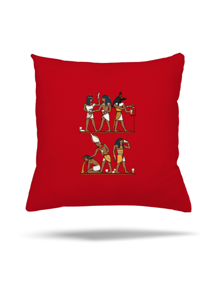 Egyptská párty vankúš Red