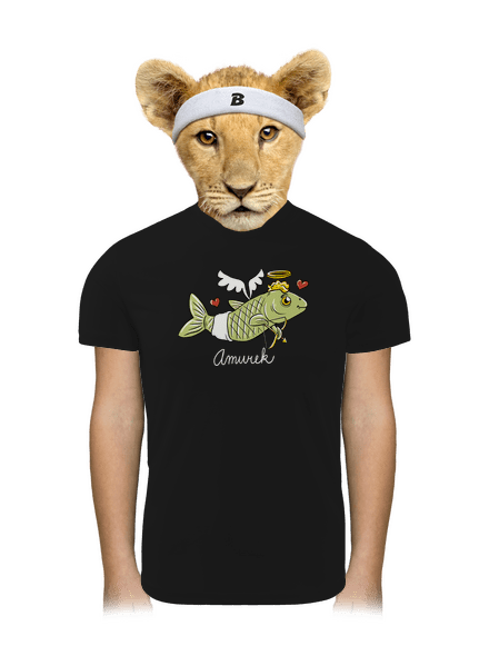 Amurek detské športové tričko Black