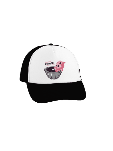 Vo forme šiltovka truckerka Black cap