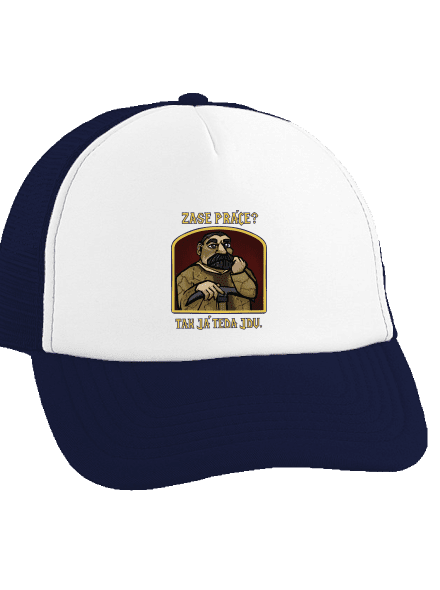 Zase práce? šiltovka truckerka French Navy cap