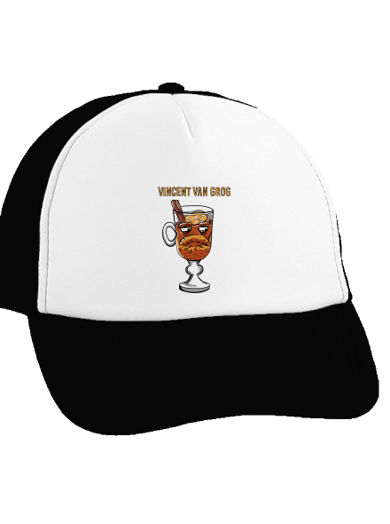 Vincent van Grog šiltovka truckerka Black cap