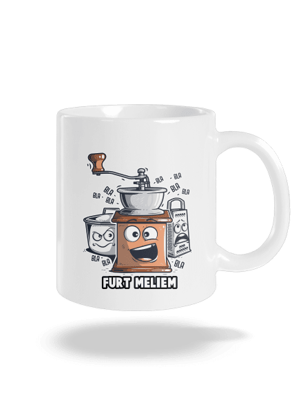 Mlynček klasický hrnček White