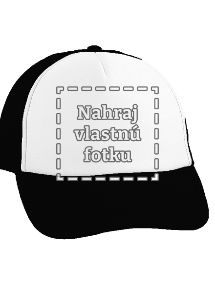 Vlastná potlač šiltovka truckerka Black cap