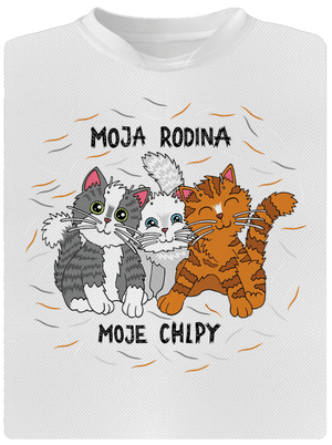 Moja rodina pánske športové tričko White