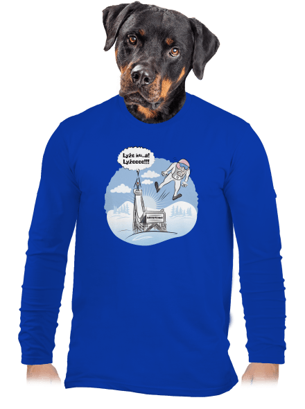 Lyže pánske dlhý rukáv Royal Blue
