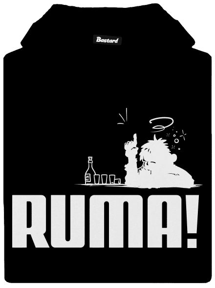 Ruma dámska mikina klokanka Black