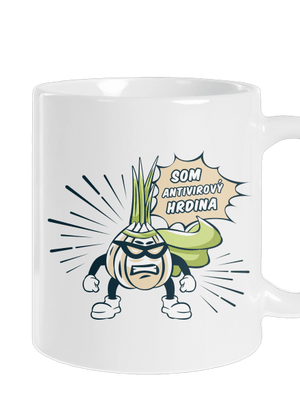 Antivirový hrdina klasický hrnček White