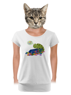 dámske tričko s lemom