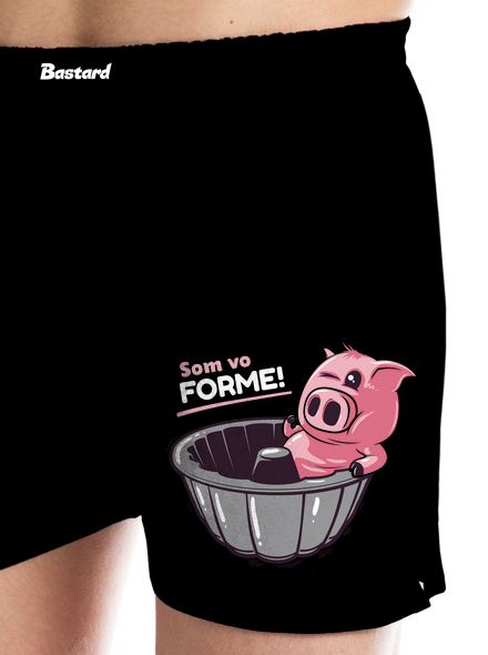 Vo forme pánske trenky Black