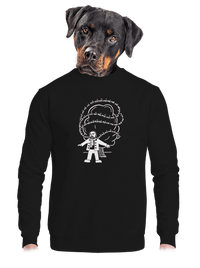 unisex mikina bez kapucne