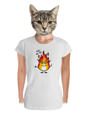 Páli mi to dámske tričko prémium White