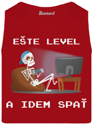 Ešte level pánske tielko Red