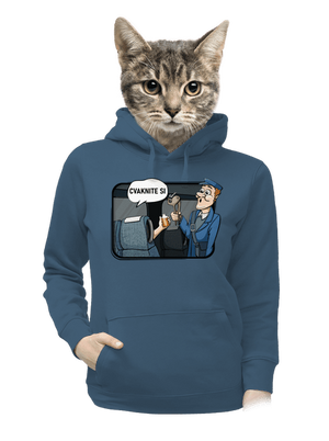 dámska mikina klokanka