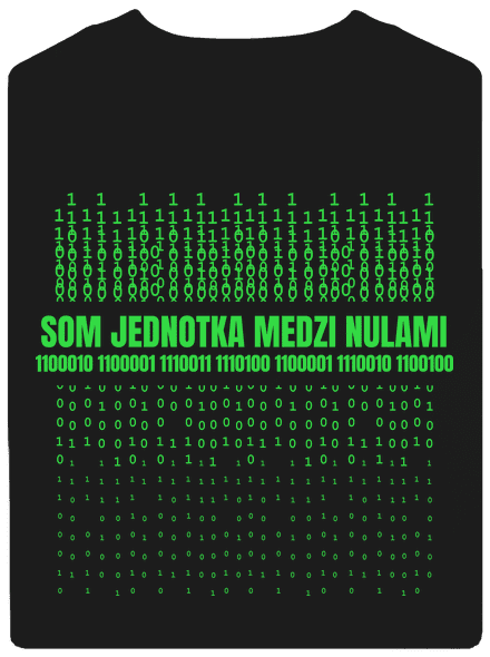 Jednotka medzi nulami unisex mikina bez kapucne Black