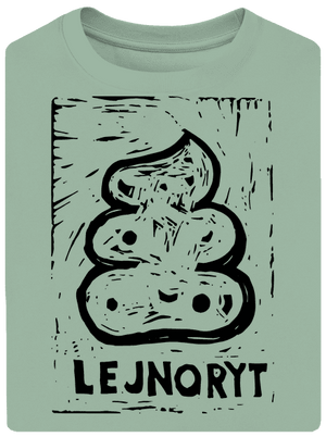 Lejnoryt unisex tričko oversized Sage