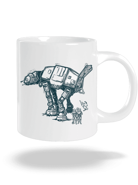 AT-AT veľký hrnček White
