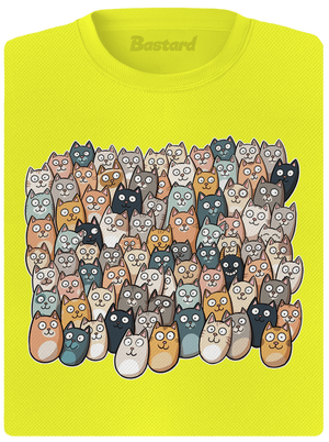 Nájdi čerta dámske športové tričko Neon Yellow