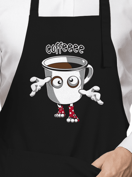 Zombie kafe zástera Black