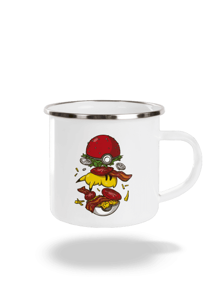 Pokémon burger plecháčik White