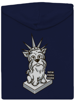 New Yorkshire pánska mikina na zips Navy