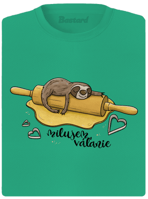 Milujem váľanie dámske športové tričko Mint Mal