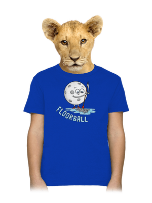 Floorball detské tričko Royal Blue