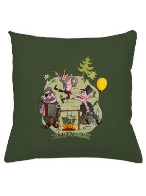 Pártyzáni vankúš Olive Green