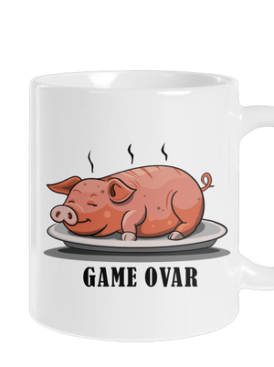 Game ovar klasický hrnček White