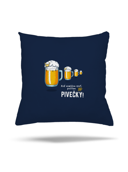 Pivečka vankúš Dark Navy