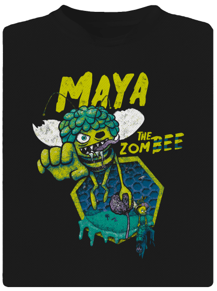 Zombee Maja detské športové tričko Black