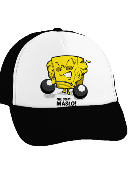 Nie som maslo šiltovka truckerka Black cap