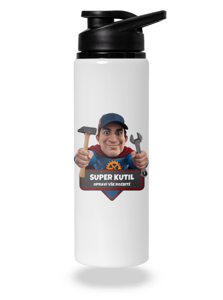 Super otec flaša na vodu White