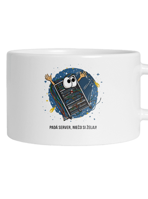 Padá server hrnček makronka White