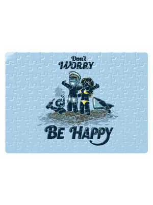 Don't worry puzzle White