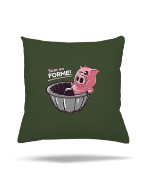 Vo forme vankúš Olive Green