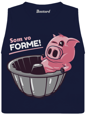 Vo forme dámske tielko voľné Navy