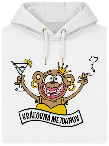 Kráľovná mejdanov unisex mikina premium Snowwhite