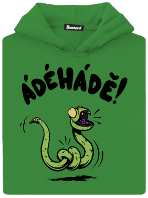 Ádéhádě detská mikina klokanka Kelly Green AWD