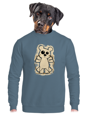 unisex mikina bez kapucne