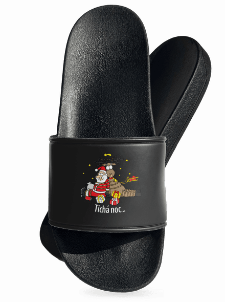 Tichá noc šľapky Black