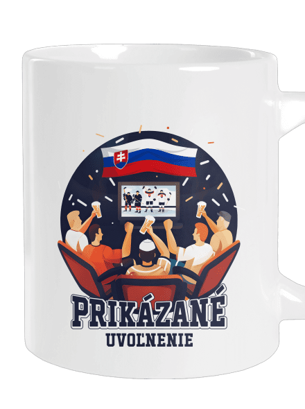 Prikázané uvoľnenie veľký hrnček White