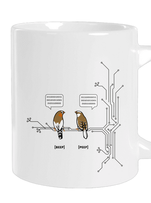 Beep and Peep veľký hrnček White